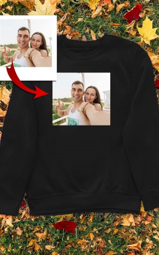 Džemperis ar marškinėliai su Jūsų nuotrauka 
