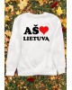 Džemperis su užrašu "Aš myliu Lietuvą"
