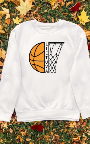 Džemperis su užrašu  "Lietuva-krepšinis"