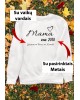 Džemperis su Jūsų vardais - "Mama nuo su širdele"