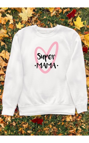 Super Mom Graphic Sweatshirt