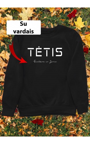 Džemperis su Jūsų vaikų vardais - "Tėtis didžiosiom su vardais"