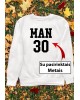 Džemperis su metais- "Man 00" 