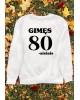 Born in the 80s Year Custom Graphic Sweatshirt