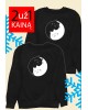 Du Džemperiai "Yin Yang Cat" - Unisex