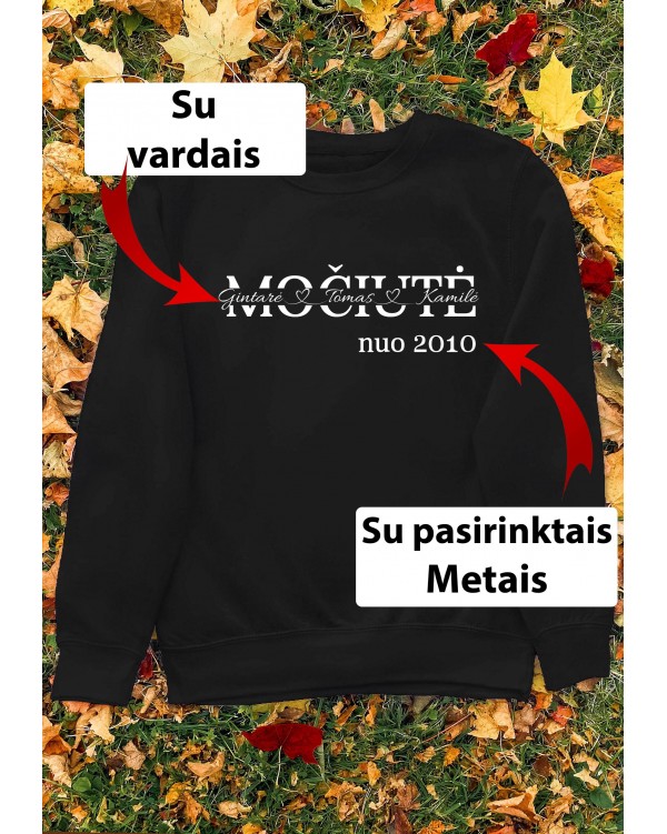 Džemperis su Jūsų vardais - "Močiutė nuo su vardais per vidurį"