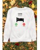 Džemperis su užrašu "Lova skambina"