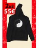 Du Džemperiai su gobtuvu "Yin Yang Cat"
