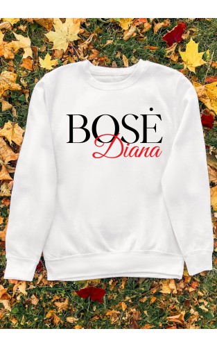 Boss Lady Name Elegant Custom Graphic Sweatshirt