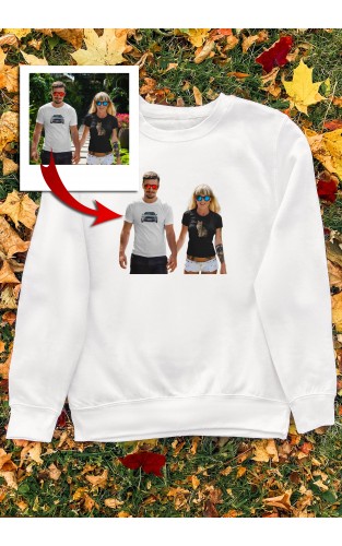 Marškinėliai ar džemperis su Jūsų nuotrauka (iškirpimas žmogaus iš nuotraukos)