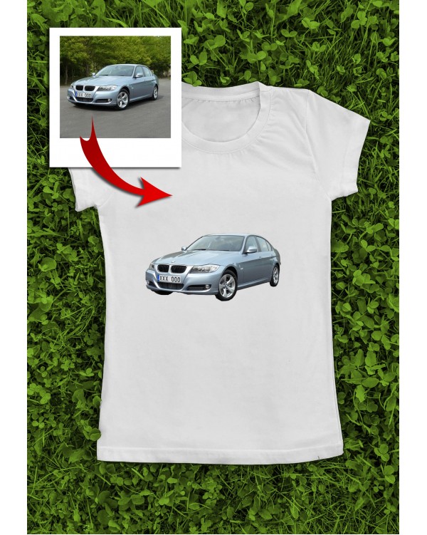 Marškinėliai ar džemperis su Jūsų automobiliu 