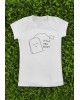 Marškinėliai su užrašu "It's A Tea Shirt"