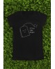 Marškinėliai su užrašu "It's A Tea Shirt"