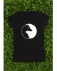 Dveji marškinėliai su užrašu "Yin Yang Dog" -  komplektas