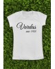 Marškinėliai su Jūsų vardu ir metais - "Vardas nuo"  elegantiškas