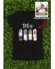 Marškinėliai su nuotraukomis „4 nuotraukų koliažas Tėtis“ – personalizuotas koliažas su vaikais