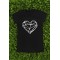 Geometric Heart Graphic T-Shirt