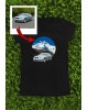Marškinėliai su Jūsų automobiliu "Automobilis kelyje" (stilizuotas)