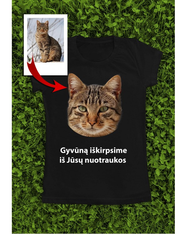 Marškinėliai su Jūsų augintinio galva