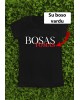 Marškinėliai su boso vardu - vardas raudonai