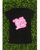 Marškinėliai su užrašu "Barbie bride to be"