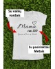 Marškinėliai su Jūsų vardais - "Mama nuo su širdele"