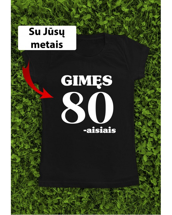 Born in the 80s Year Custom Graphic T-Shirt