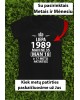 Marškinėliai su Jūsų metais ir mėnesiu- "Metai ir patirtis" 