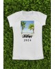 Vacation Memory with Your Photo and Year Custom Graphic T-Shirt