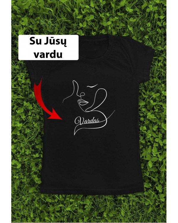 Marškinėliai su Jūsų pasirinktu vardu - "Dama2"