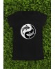 Marškinėliai su užrašu "Yin Yang Žuvys"