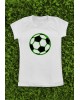 Glowing Green Football Graphic T-Shirt