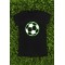 Glowing Green Football Graphic T-Shirt