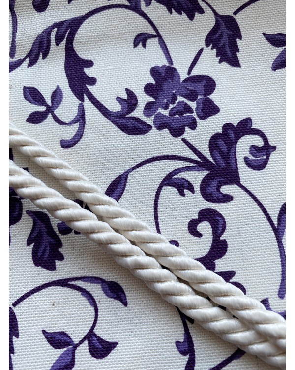 Floral Dream Linen Tote Bag